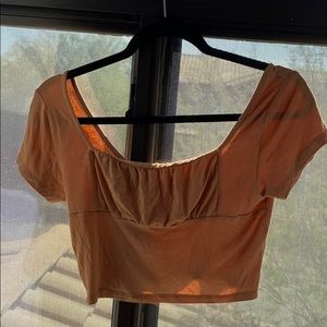 pacsun cropped shirt